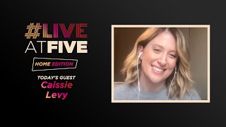 Broadwaycom LiveatFive Home Edition with Caissie Levy [upl. by Horst]