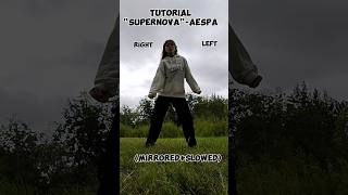 MIRRORSLOWED075x speed DANCE TUTORIAL quotSUPERNOVAquot  AESPA [upl. by Inail]