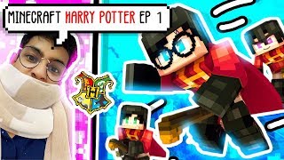 MINECRAFT HARRY POTTER 🔮🎩 ✨ WORLD SURVIVAL LETS PLAY EP 1 [upl. by Ycnan]