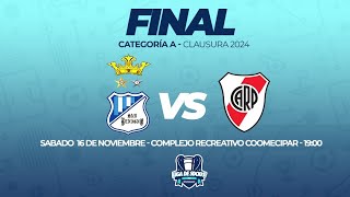 Liga de Socios de Coomecipar  Final Categoría A  San Beningo 🆚️ River [upl. by Ybbob]