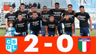 Liniers 20 Sportivo Italiano  Primera División B  Fecha 15 Apertura [upl. by Atinav732]