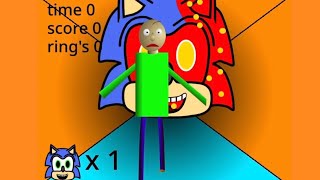 Red SONIC Apparition GETS Baldi’s Basics [upl. by Torry]