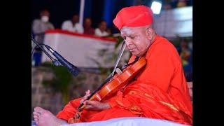 Violin Playing by DrShivamurthy Shivacharya Mahaswamiji Sirigere 1 [upl. by Mail]