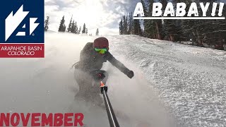 Everything OPEN at Arapahoe Basin Ski Resort  SO FAR [upl. by Enaitsirhc974]