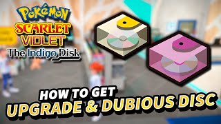 Pokemon Scarlet amp Violet How to get UPGRADE amp DUBIOUS DISC Porygon Evolutions The Indigo Disk DLC [upl. by Essilrahc]