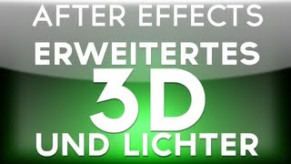 After Effects  Erweitertes 3D und Lichter [upl. by Eusassilem]