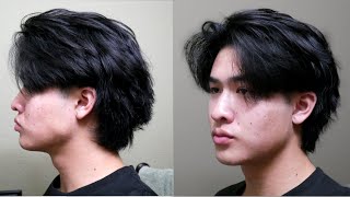 HOW TO MENS WOLF CUT  MULLET HAIRSTYLE cut styling care [upl. by Calley803]