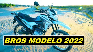 Nova Honda NXR 160 Bros modelo lançamento 2022 Detalhes do Lançamento veja o que Mudou ficha tecnica [upl. by Eads]