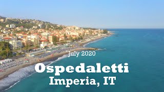 Ospedaletti Imperia IT  July 2020 4k [upl. by Ahsha]