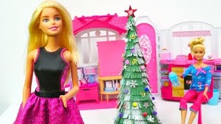 Weihnachten steht vor der Tür  Spielspaß mit Barbie Puppen [upl. by Ordisy]