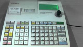 CASIO SES2000 CASH REGISTER HOW TO CORRECT A MISTAKE [upl. by Artamas560]