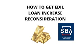 how to get eidl reconsideration fix or increase your sba eidl loan [upl. by Annet]