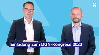 Einladung zum DGNKongress 2023 [upl. by Benyamin439]