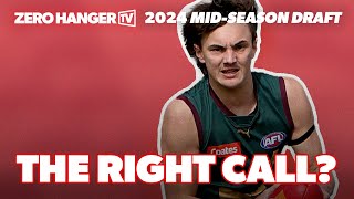 Was Payne at Number 1 the right call  2024 AFL MidSeason Draft [upl. by Tessi]