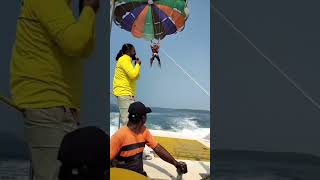 Paragliding in Goa paragliding goa youtubeshorts [upl. by Heshum]