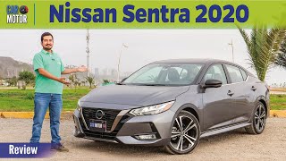 Nissan Sentra 2020  Prueba completa  Test  Review 🚗 Car Motor [upl. by Sherm]