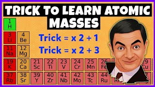 Trick to Learn Atomic Masses of First 30 Elements of the Periodic Table [upl. by Sirkin]