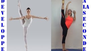 How To Developpe A La Seconde 2nd Ballet Dance Exercises EasyFlexibility [upl. by Delsman397]