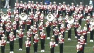 Wisconsin Badgers Band at Green Bay Packer Game 1019 [upl. by Arihs]