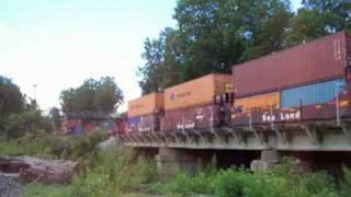 CSX trains meet east of Palmyra NY [upl. by Annoyek]