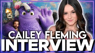 CAILEY FLEMING Interview The Young Star talks WALKING DEAD LOKI STAR WARS and her new film IF [upl. by Nwadal]