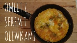 SZYBKI OMLET Z SEREM I OLIWKAMI [upl. by Mulford]