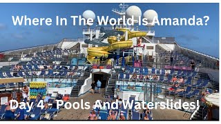 Day 4  Carnival Freedom Pools And Waterslides [upl. by Nomyaw499]