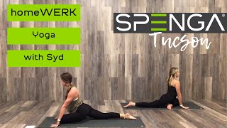 SPENGA Tucson HomeWERK  Yoga with Sydne [upl. by Ybroc]