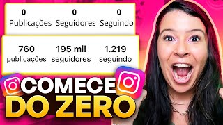 🔥 DESAFIO CRESCER um PERFIL no INSTAGRAM EM 4 SEMANAS sem anúncios [upl. by Fish]