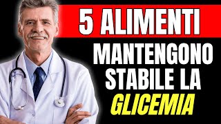 DIABETE  Questi 5 Cibi Riducono Naturalmente la Glicemia [upl. by Maillil946]