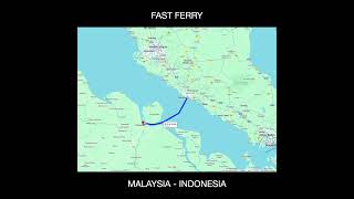 Malaysia to Indonesia Fast Ferry from Malacca to Dumai Sumatra [upl. by Iadrahs546]