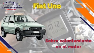 FIAT UNO SOBRECALIENTA EL MOTOR bota el refrigerante [upl. by Mathia]