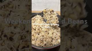 Rice and Beans is ready full video on my YouTube channel cooking everyone riceandbeans [upl. by Aisilef483]