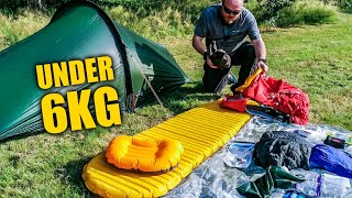 How I pack my Backpacking  Camping gear into the Osprey Talon 33 backpack [upl. by Yle]