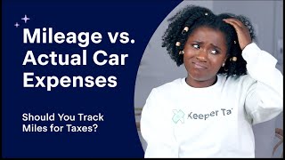 Mileage vs Actual Vehicle Expenses  Best Way to Write Off a Car [upl. by Pierpont]