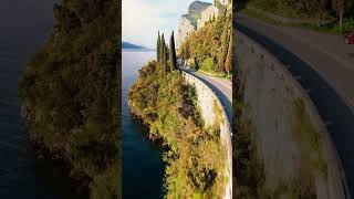 🌎 The most scenic road on Lake Garda👉 see video description👇 [upl. by Enaasiali]