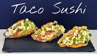 Taco Sushi with Salmon and Avocado 🌮 [upl. by Cacka]