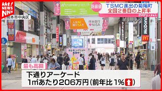 【少ない供給に需要殺到】TSMC進出の菊陽町がquot路線価quot2年連続全国2番目の上昇率 [upl. by Ailimat521]