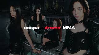 DRAMA – æspa MAMA Awards Audio  i2seok on tiktok [upl. by Nnawtna]