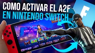 Como ACTIVAR el A2F en Fortnite Nintendo Switch  Como activar el A2F en Fortnite [upl. by Haslett]