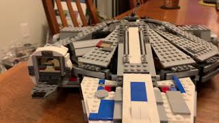 LEGO millennium falcon comparison 7965 Vs 75257 [upl. by Zoba]