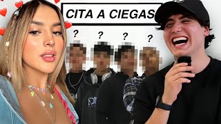 CITA A CIEGAS 1 MUJER VS 5 HOMBRES ❤️ [upl. by Nitsu]