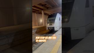 KLIA express Fastest way to reach airport in Kualalumpur malaysia shorts klia [upl. by Anawait]