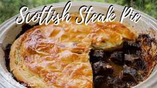 Scottish Steak Pie Traditional Scottish family recipe with flaky pastry [upl. by Chiquia]