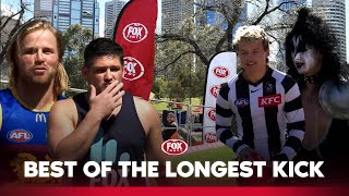 I think Im going to send it 💥🦵 The very BEST from the Longest Kick  Fox Footy [upl. by Dora]