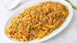 10min 6Ingredient Egg Fried Rice [upl. by Ativ130]