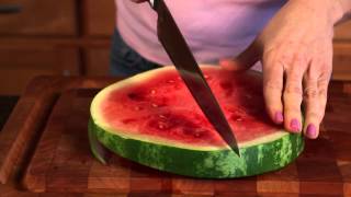 How to Garnish a Watermelon  Melon Craze [upl. by Dom]