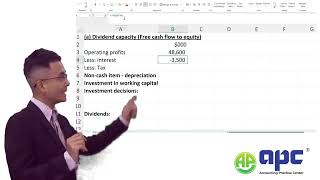 Study ACCA  Dividend Capacity Advanced Financial ManagementAFM Past Exam QLirio [upl. by Nelrah]