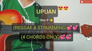 Upuan  Reggae amp Strumming Version  Guitar Tutorial  4 Chords Only  Gloc9 [upl. by Teews]