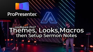 LIVE STREAMING 🔴 PERFECT full screen and lower thirds SERMON SLIDES Tutorial  ProPresenter 7 [upl. by Nerot]